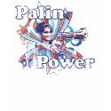 Palin Power Woman's Distressed t-shirts by craigbehrin Palin Power Woman's Distressed t-shirts