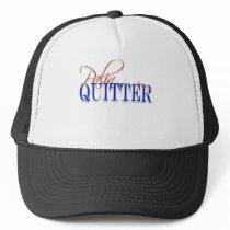 Palin quitter mesh hat