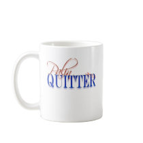 Palin quitter coffee mug