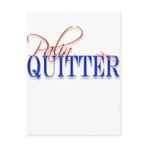 Palin quitter postcards