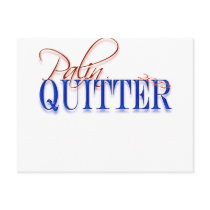 Palin quitter postcards