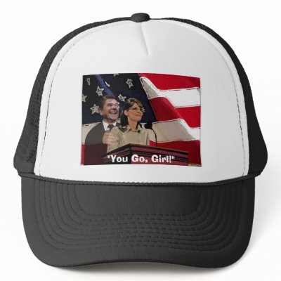 Palin-Reagan, "You Go, Girl!" Mesh Hat by GlennFo