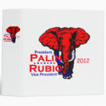 Palin Rubio 2012 Avery Binder