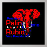 Palin Rubio 2012 POSTER Print