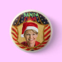 Palin Santa Claws Button