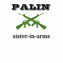 Palin sister-in-arms t-shirt