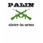 Palin sister-in-arms t-shirt