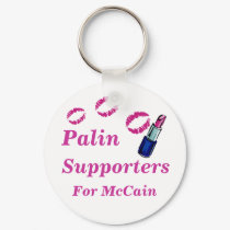 Palin Supporters for McCain Keychain