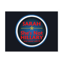 Palin VP HILLARY Postcard by samappleby Palin VP HILLARY Postcard