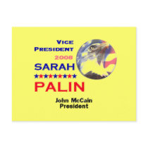 PALIN VP Postcard by samappleby PALIN VP Postcard