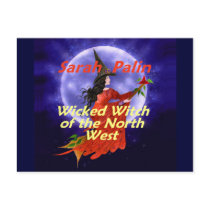 Palin WitchNW Postcard