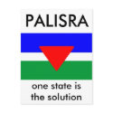 Palisra Flag - Customized postcards