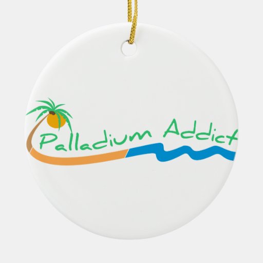 palladium addict christmas ornament logo zazzle palladium addict christmas ornament logo zazzle