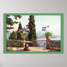 Pallanza from Isola Bella Lago Maggiore,1918 Canva Print