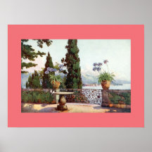Pallanza from Isola Bella Lago Maggiore,1918 Posters