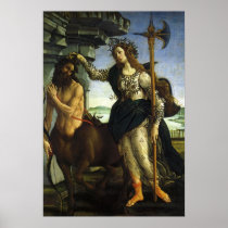 Pallas and the Centaur by Sandro Botticelli Poster