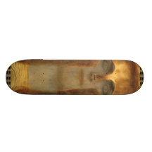 Pallas Athena Goddess in Gold by Klimt Skate Board Deck