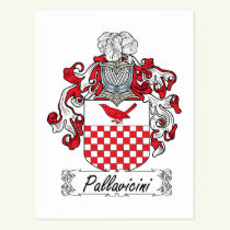 Pallavicini Family Crest Postcard