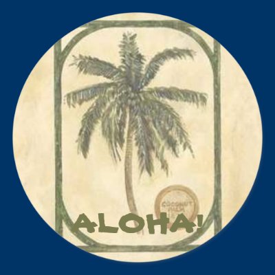 Palm22, ALOHA! Sticker by HollyGwen