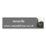 palm 5, tenerife, www.casadelross.co.uk bumper sticker