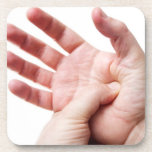 Palm acupressure coasters