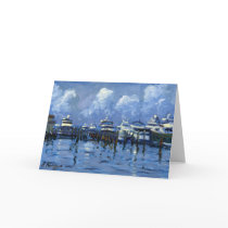 Palm Beach City Docks note cards