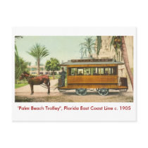 Palm Beach, Florida, Train postcards by PostcardArt Palm Beach, Florida, Train postcards