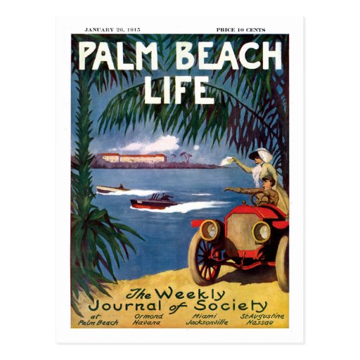 Palm Beach Life #19 postcard