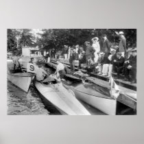 Palm Beach Motor Boats, 1910 Print