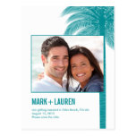Palm Beach Photo Save The Date Card postcards