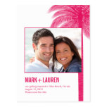 Palm Beach Photo Save The Date Card postcards