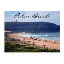 palm beach waters post card