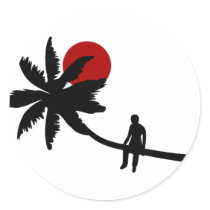 Palm Boy Sun stickers by Thinkdifferent Palm Boy Sun stickers