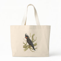 Palm Cockatoo - Probosciger aterrimus Canvas Bags