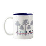 Palm Flag USA Mug