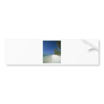 Palm Fringed Beach Bumper Stickers