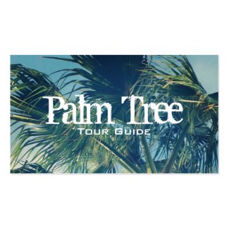 Palm Fronds Double-Sided Standard Business Cards (Pack Of 100)