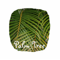 Palm Fronds with Palm Tree white text tropical Photo Cut Out