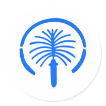 Palm Island - Dubai stickers by Thinkdifferent Palm Island - Dubai stickers