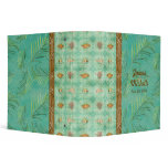 Palm Paradise Wedding Photo Scrapbook Binder