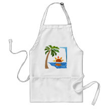 Palm, Sun & Sea Apron