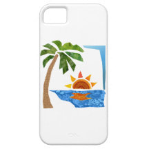 Palm, Sun & Sea iPhone 5 Cover