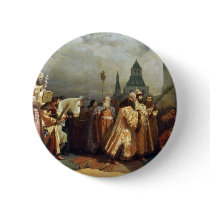 Palm Sunday In Moscow At The Time Of Tsar Alexei Buttons