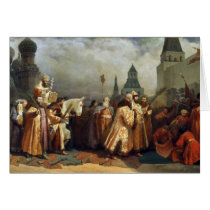 Palm Sunday In Moscow At The Time Of Tsar Alexei Card