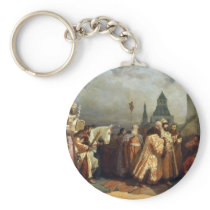 Palm Sunday In Moscow At The Time Of Tsar Alexei Keychains
