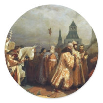 Palm Sunday In Moscow At The Time Of Tsar Alexei Sticker