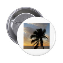 Palm sunset button
