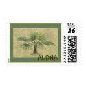 Palm Tree Aloha Stamp
