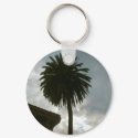 palm tree and clouds keychains