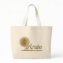 Palm Tree Aruba Canvas Bags